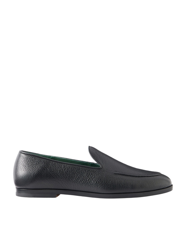 Photo: VINNY's - Marcel Full-Grain Leather Loafers - Black