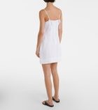 Velvet Pilar linen minidress