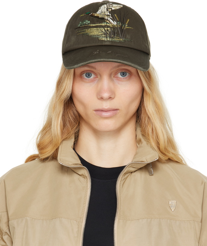 Photo: Burberry Khaki Duck Gabardine Baseball Cap