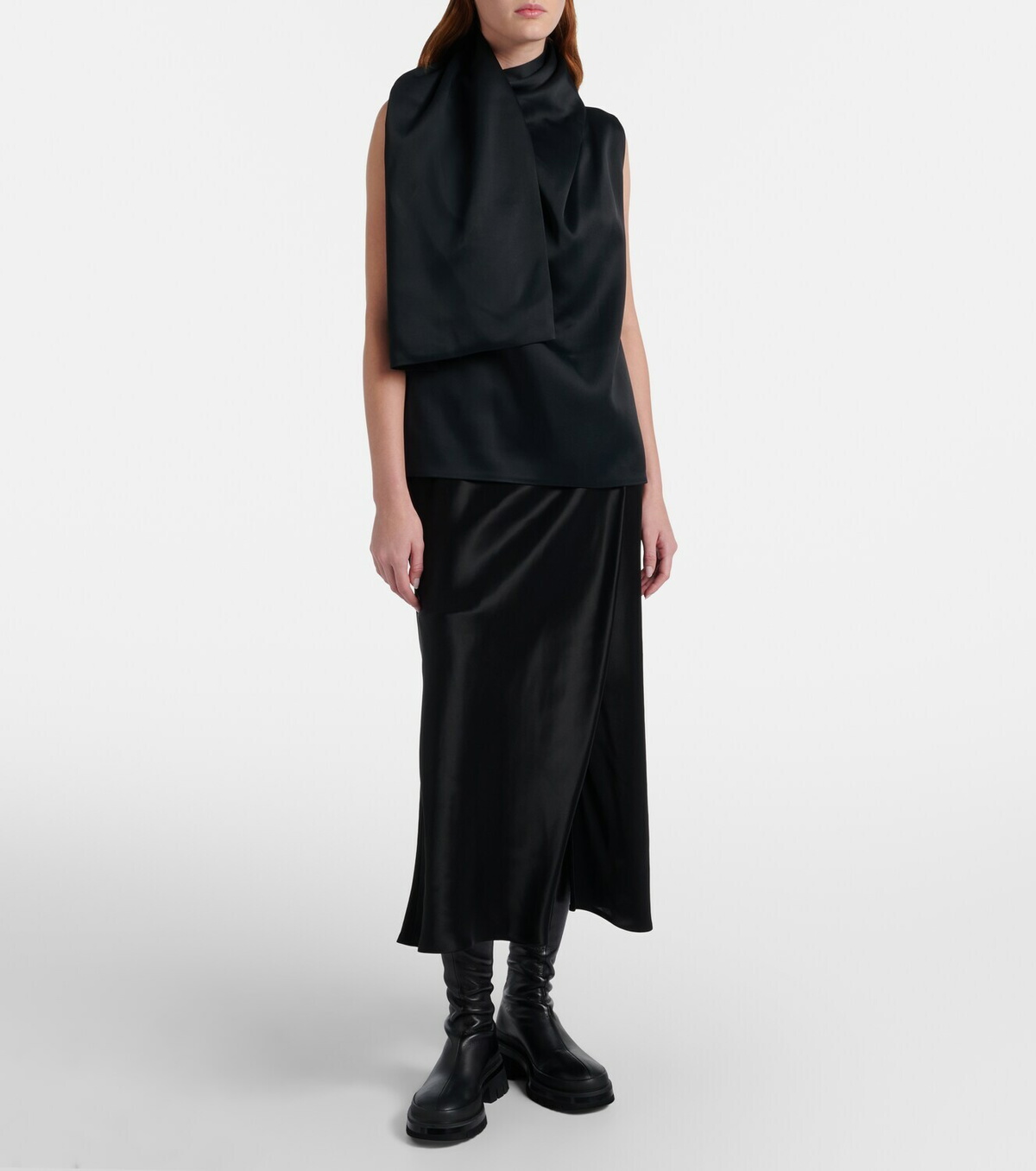 Khaite Fallon leather over-the-knee boots