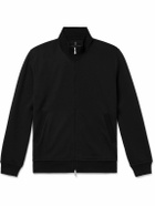Brunello Cucinelli - Cotton-Blend Jersey Zip-Up Sweatshirt - Black
