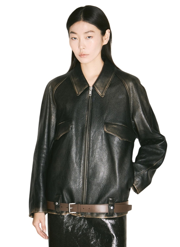 Photo: Prada Leather Blouson Jacket