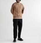 Nicholas Daley - Panelled Cotton-Jersey Sweatshirt - Neutrals