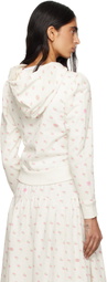 Sandy Liang White Cardamom Hoodie