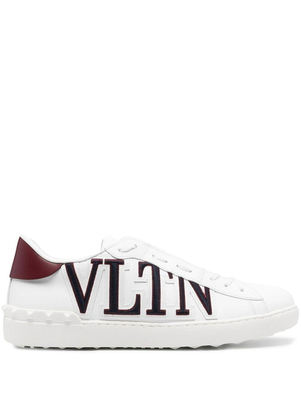 Photo: VALENTINO GARAVANI - Open Vltn Leather Sneakers