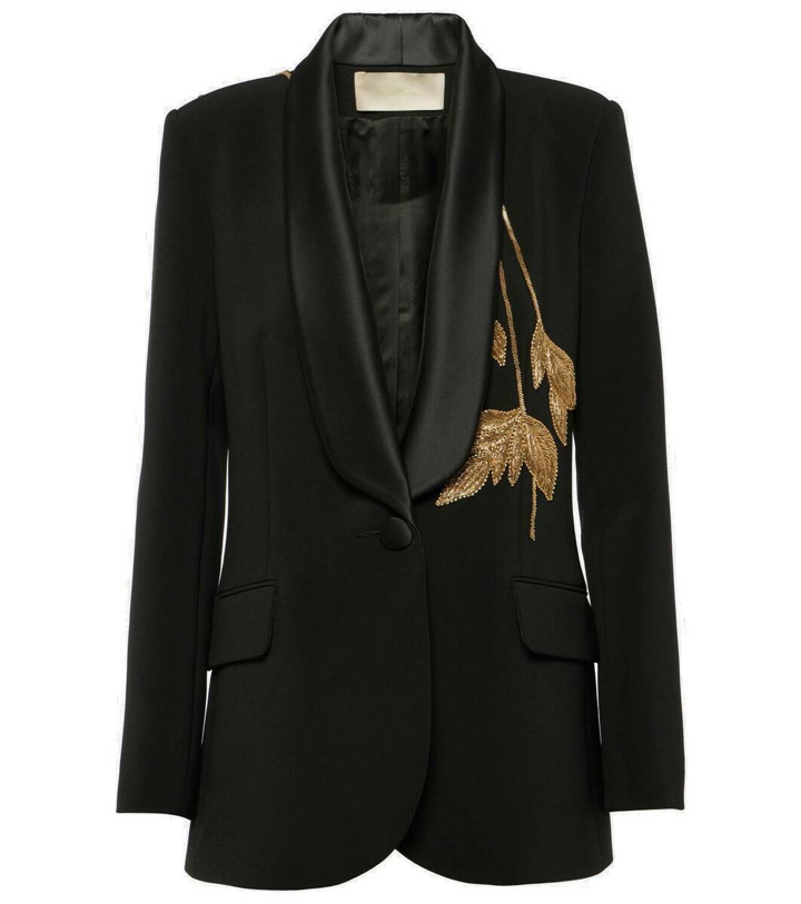 Photo: Elie Saab Embellished cady tuxedo jacket