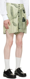 Vivienne Westwood Green Romario Shorts