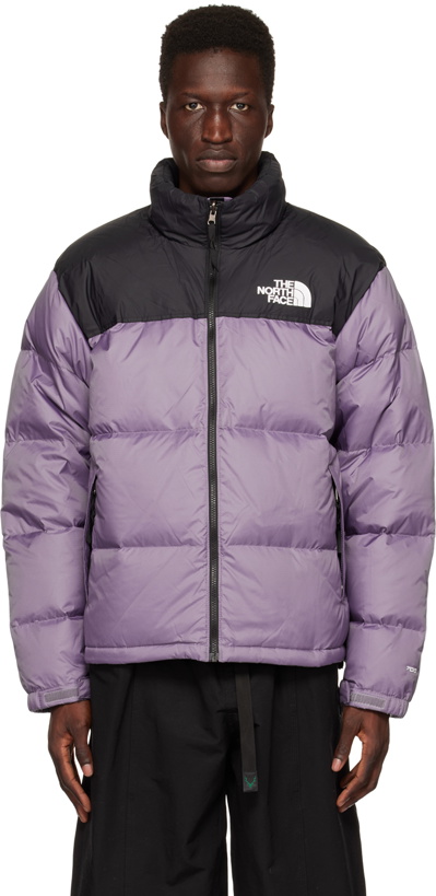 Photo: The North Face Purple & Black 1996 Retro Nuptse Down Jacket