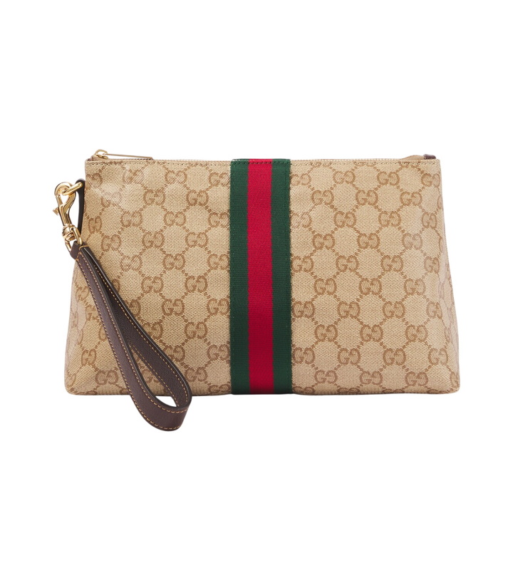 Photo: Gucci Small GG canvas pouch