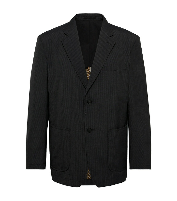 Photo: Comme des Garcons Homme - Wool-blend single-breasted blazer