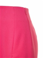 THE ANDAMANE Gioia Split Satin Crepe Mini Skirt
