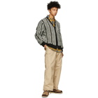 BEAMS PLUS Yellow and Blue Check Shaggy Shirt