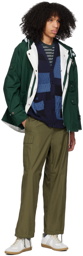 BEAMS PLUS Green Drawstring Cargo Pants