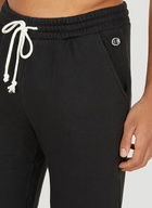 Drawstring Track Pants in Black