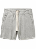 Les Tien - Straight-Leg Garment-Dyed Cotton-Jersey Drawstring Shorts - Gray