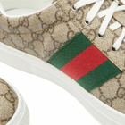 Gucci Men's Lace Sneakers in Beige