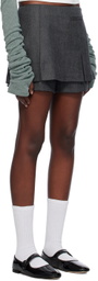 lesugiatelier Gray Layered Skort