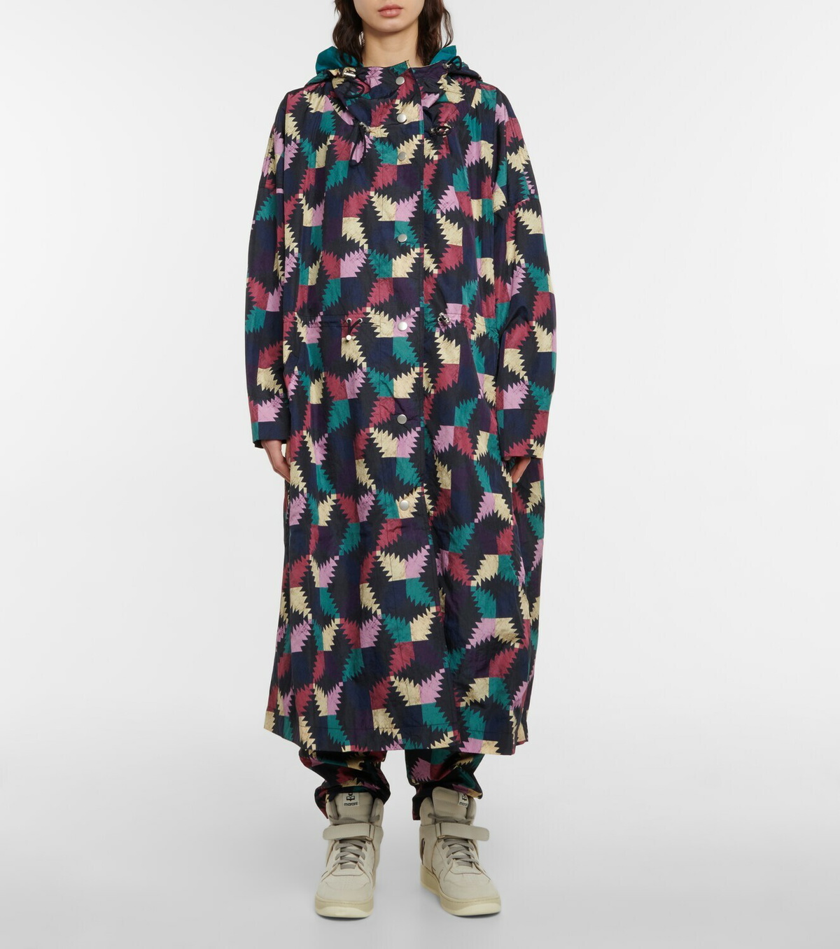 Marant Etoile Munao printed raincoat Isabel Marant Etoile