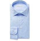 Etro - Paisley-Jacquard Cotton Shirt - Blue