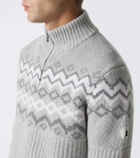 Bogner Ludi Fair Isle cashmere half-zip sweater