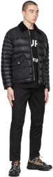 Burberry Black Down Diamond Quilted Jacket