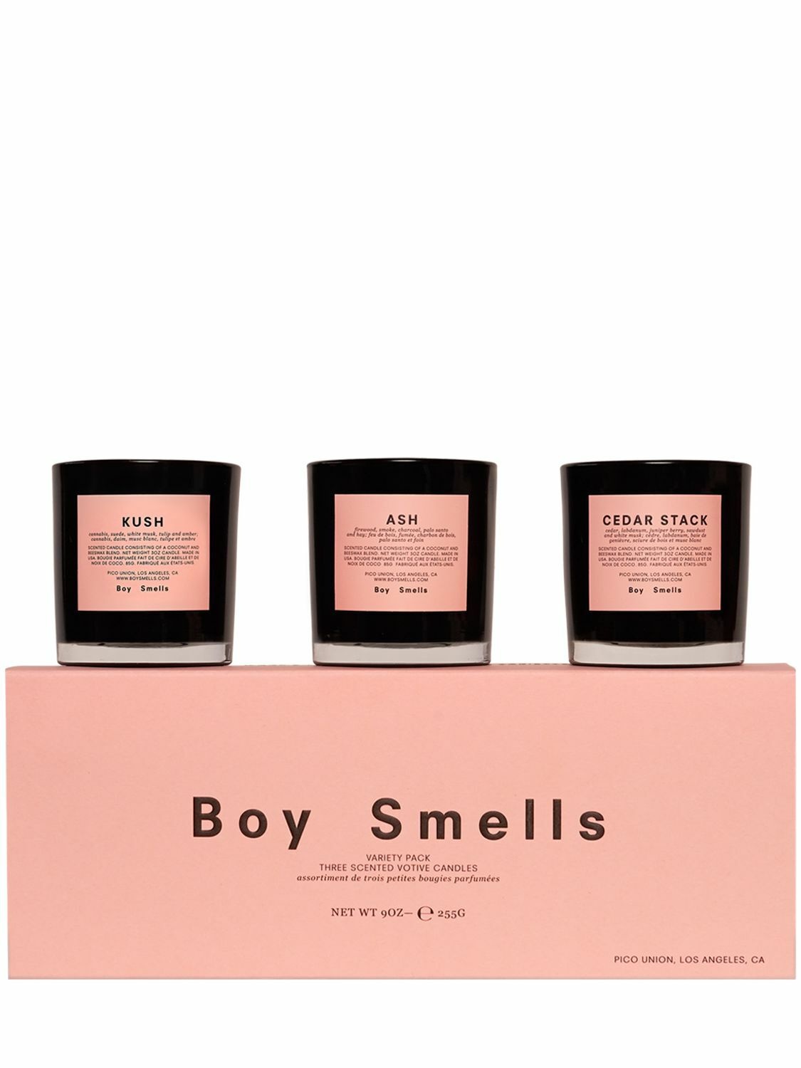 BOY SMELLS - Set Of Three 85g Scented Candles