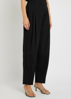 Tove Robena Pleated Wool Trousers Black