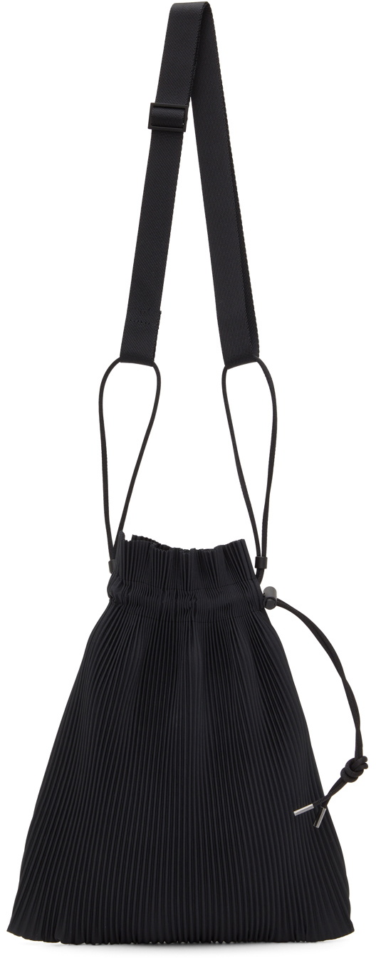 Pleats Please Issey Miyake Black Accordion Pleats Bag