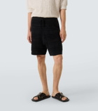 Commas Cotton-blend crochet Bermuda shorts