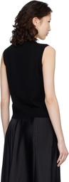 ANINE BING Black Moni Crop Tank Top