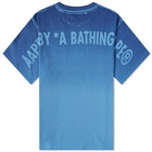 AAPE Men's Washed By Bathing T-Shirt in Blue