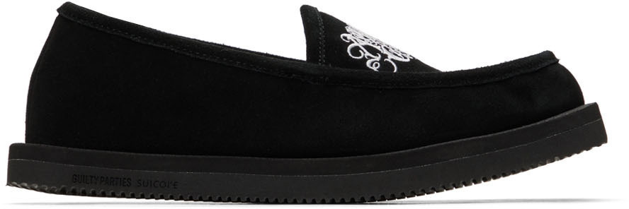 WACKO MARIA Black Budspool & Suicoke Edition Deebo Loafers Wacko Maria