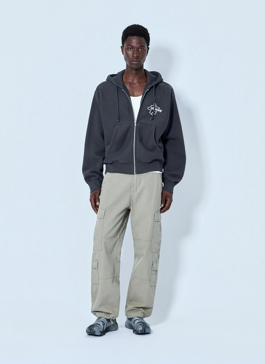 Stüssy Surf Size Dyed Zip Hoodie