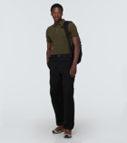 C.P. Company Cotton-blend piqué polo shirt