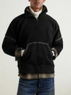 MANAAKI - Ari Fleece Half-Zip Sweatshirt - Black