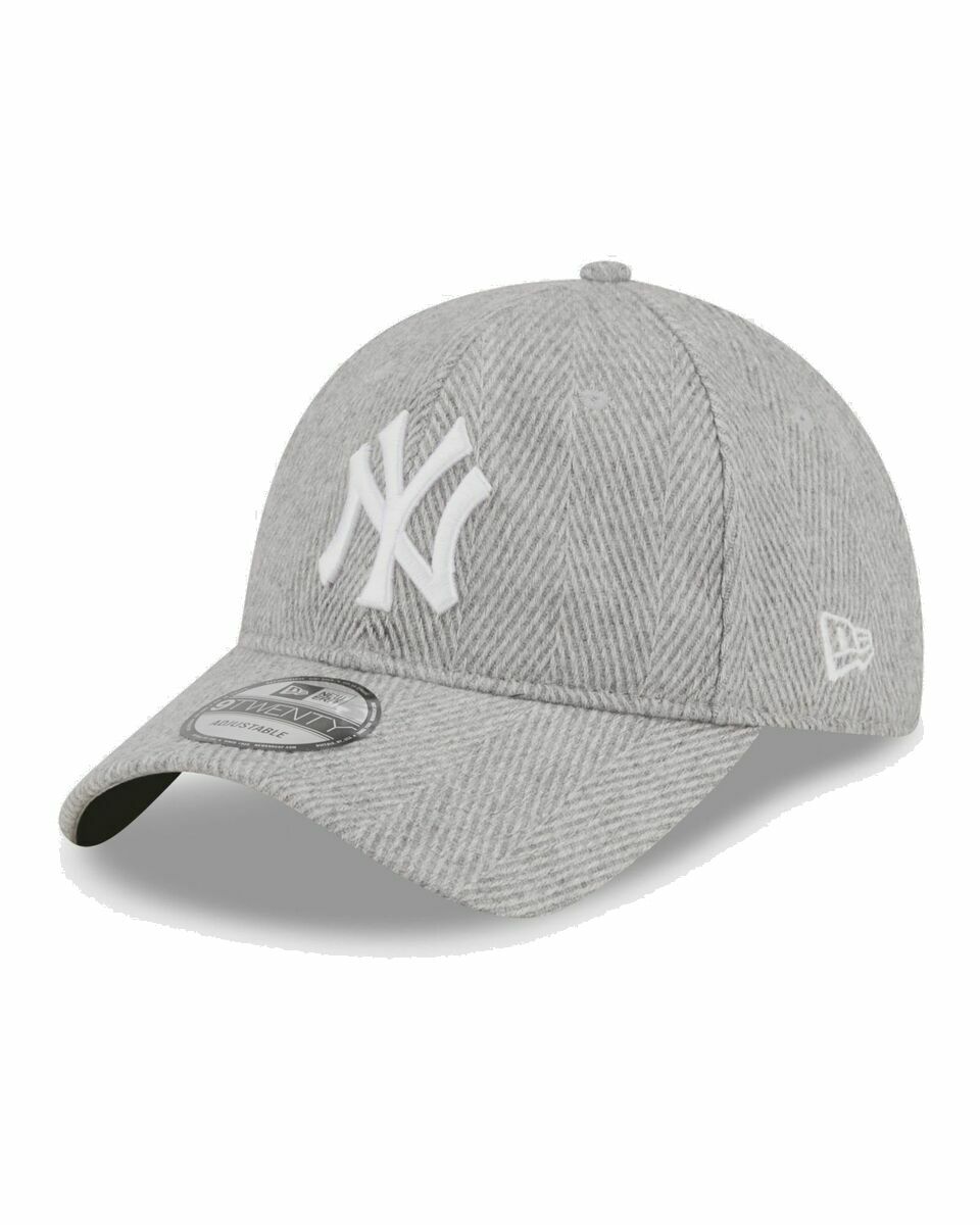 Photo: New Era Herringbone 9 Twenty New York Yankees Grey - Mens - Caps