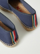 Orlebar Brown - Fleet Canvas Espadrilles - Blue