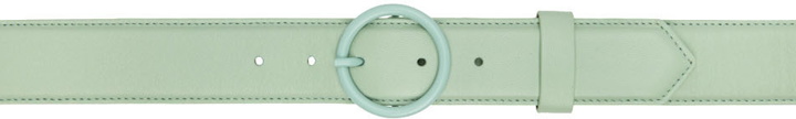 Photo: Dries Van Noten Green Padded Leather Belt