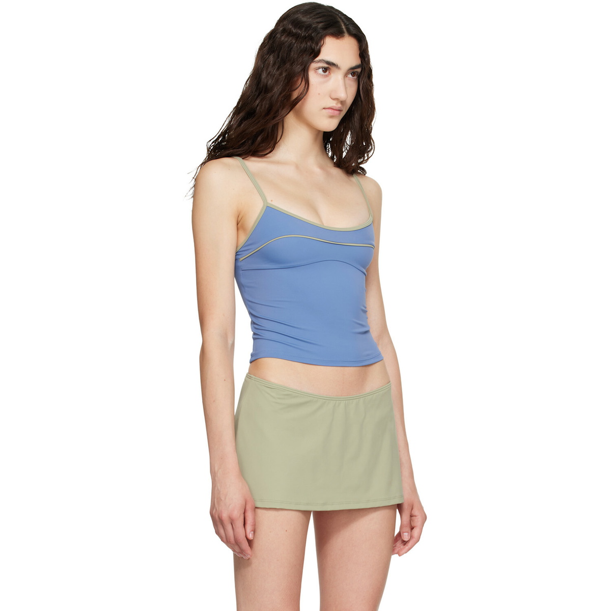 Fruity Booty Blue Reef Tankini Top