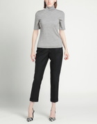 Goes Botanical Womens Turtleneck Light in Grey