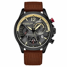 Stuhrling Original Aviator Chronograph Quartz Grey Dial Mens Watch M17974