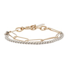 Justine Clenquet Silver and Gold Pixie Bracelet