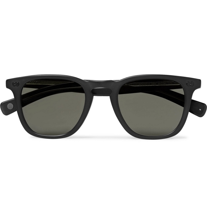 Photo: Garrett Leight California Optical - Brooks X D-Frame Acetate Sunglasses - Black