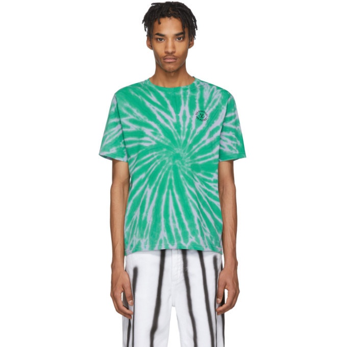 Photo: Carne Bollente Blue and Green Tie-Dye Sex Positive T-Shirt