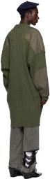 VAQUERA Green Paneled Sweater