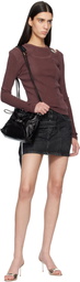 Diesel Black Scrunch-D Bucket Bag