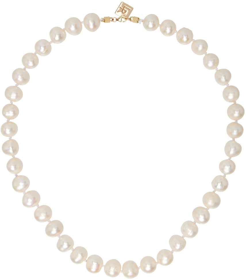 Lauren Rubinski White Marella Necklace