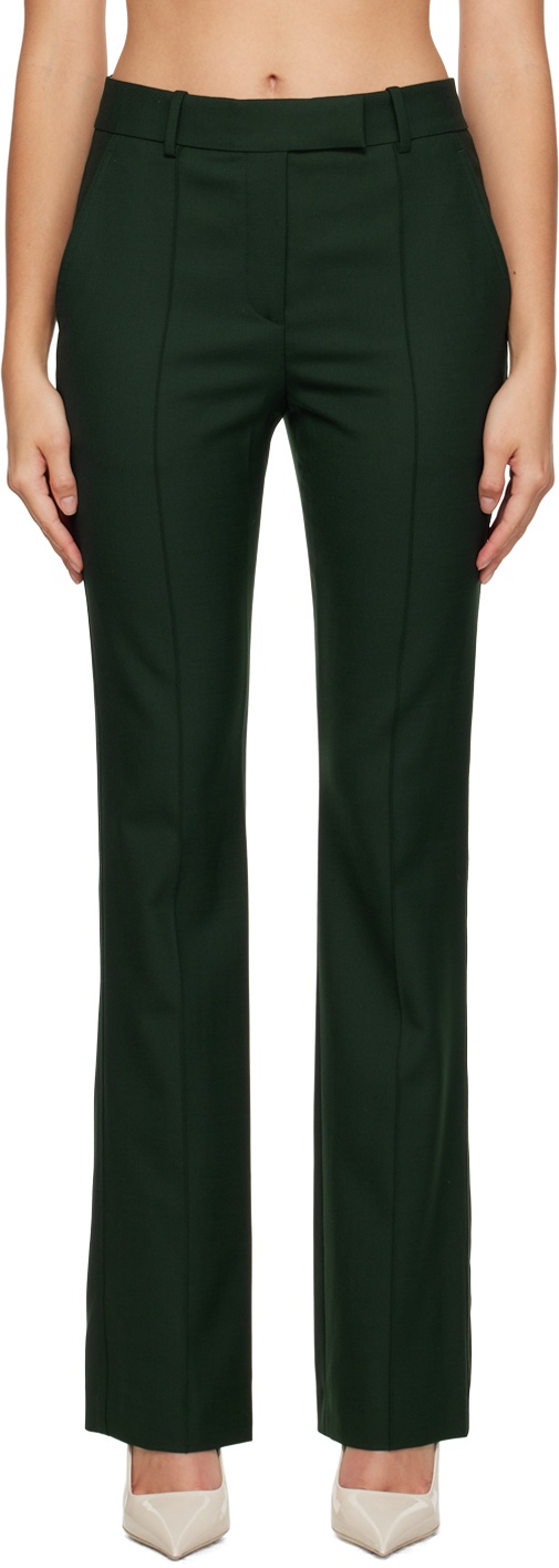 Buy Green Mist High-Waisted Tapered Cigarette Trousers for Women -674 - S /  Green Mist Online at Best Prices in India - JioMart.