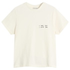 Anine Bing Women's Shelley T-Shirt in Washed Cream