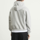 Dime Men's Classic Small Logo Zip Hoodie in Heather Gray